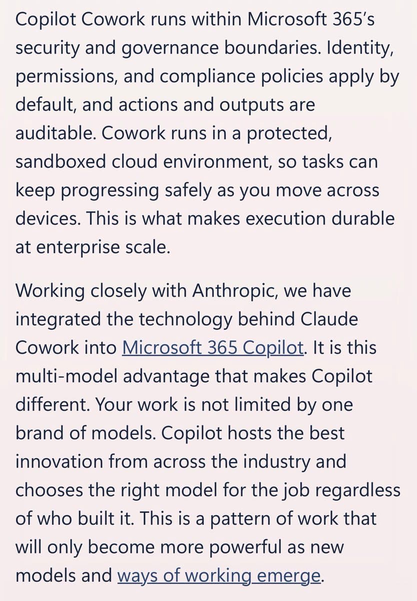 Microsoft launches Copilot Cowork for Microsoft 365 to run multi-step tasks across apps