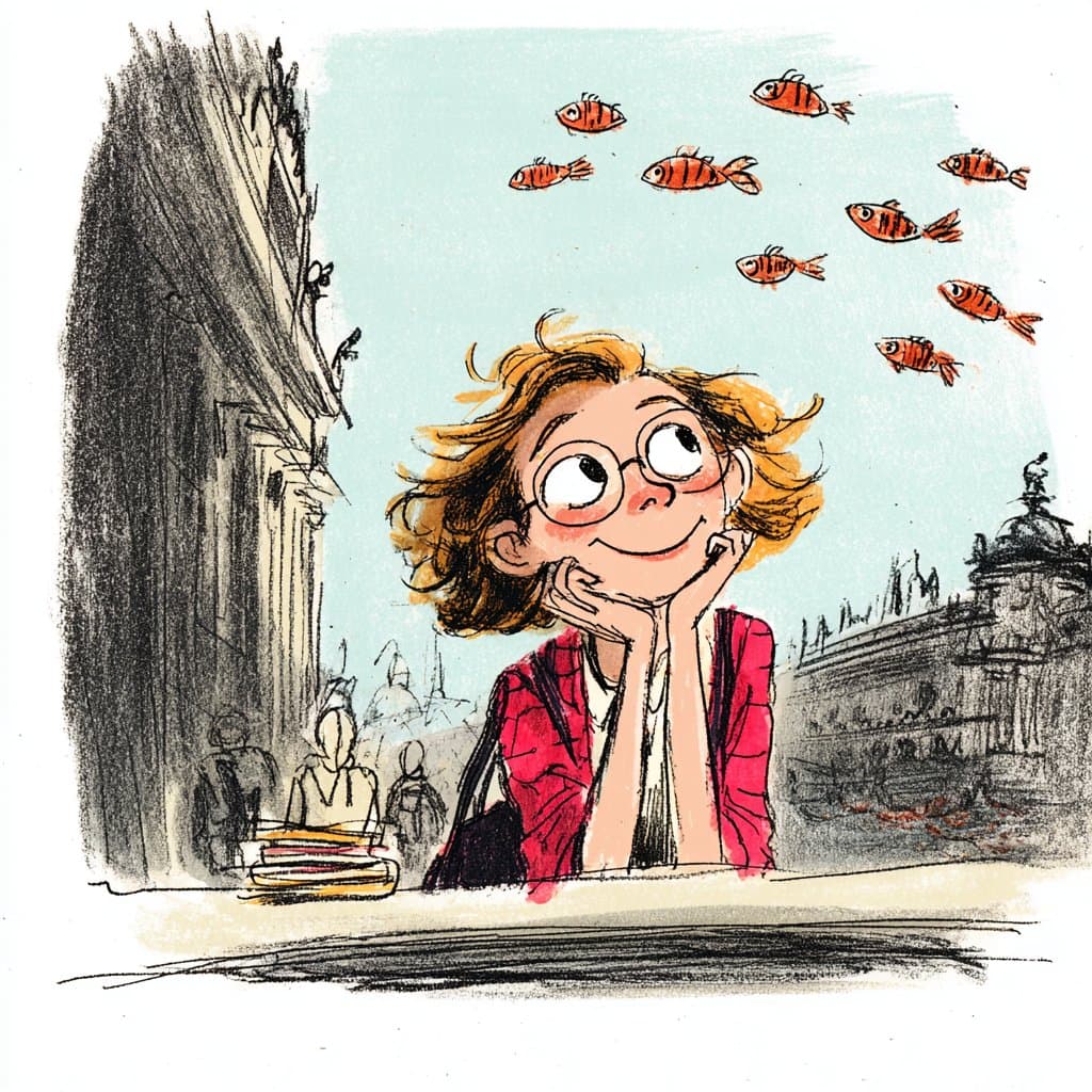 Midjourney creators introduce --sref 1979611645 for children's ink-and-watercolor illustration