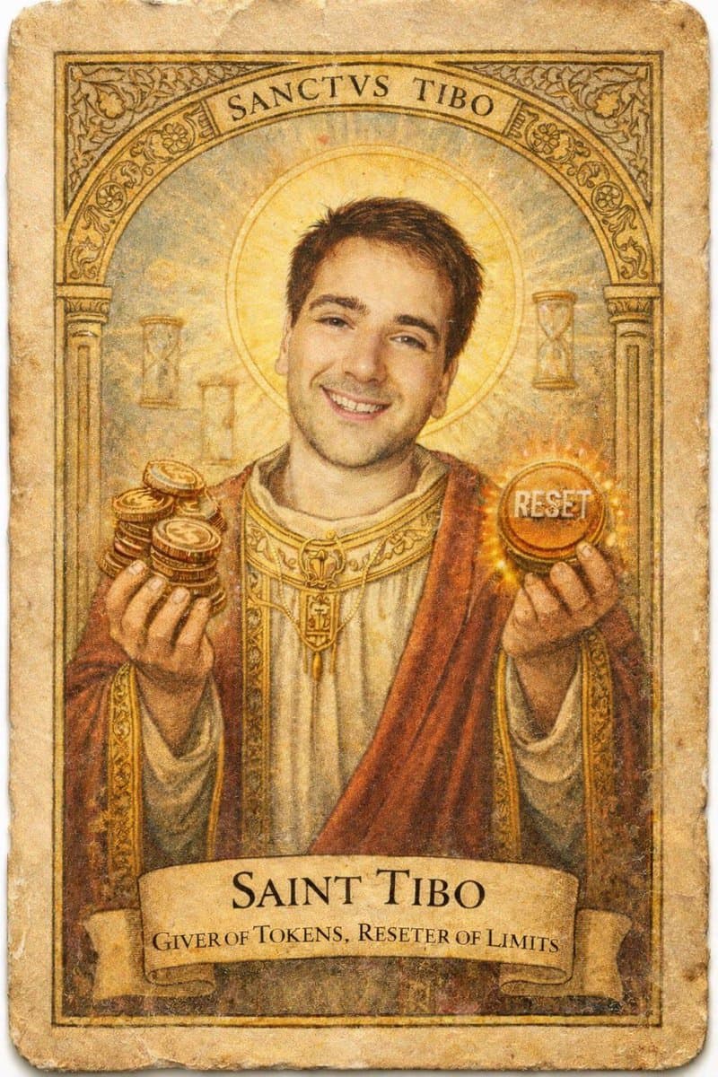 Codex reports session hang incident and rate-limit reset after fix