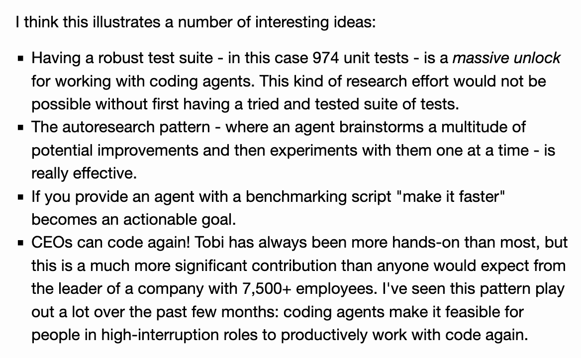 Shopify opens /autoresearch after AI loop made Liquid 53% faster