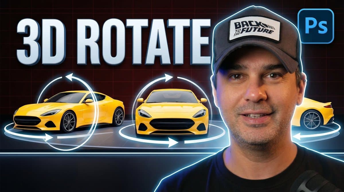 Photoshop beta adds Rotate Object tutorials as creators test 3D turns