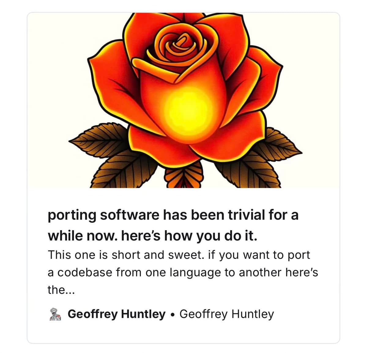 Geoffrey Huntley compares 4 Ralph loops for porting codebases across languages