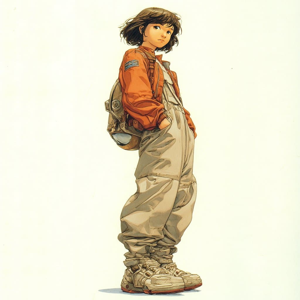 Midjourney users test SREF 1828479729 for retrofuturist anime and sketchbook styles