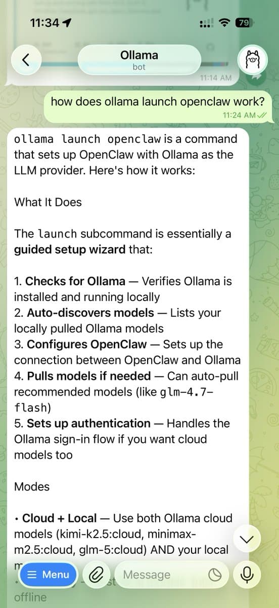 Ollama releases 0.18.1 with OpenClaw web search plugin and headless launch mode