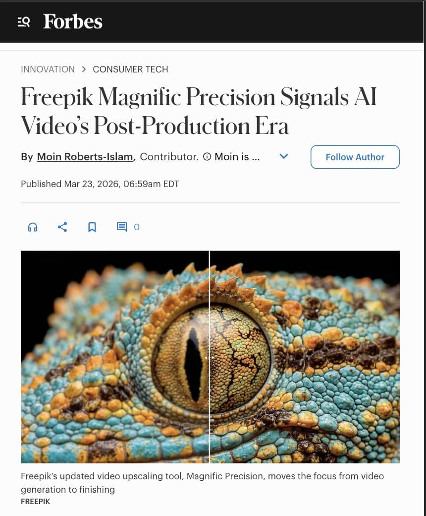 Freepik Spaces supports music-video lipsync with Veed Fabric 1.0 Fast and OmniHuman 1.5