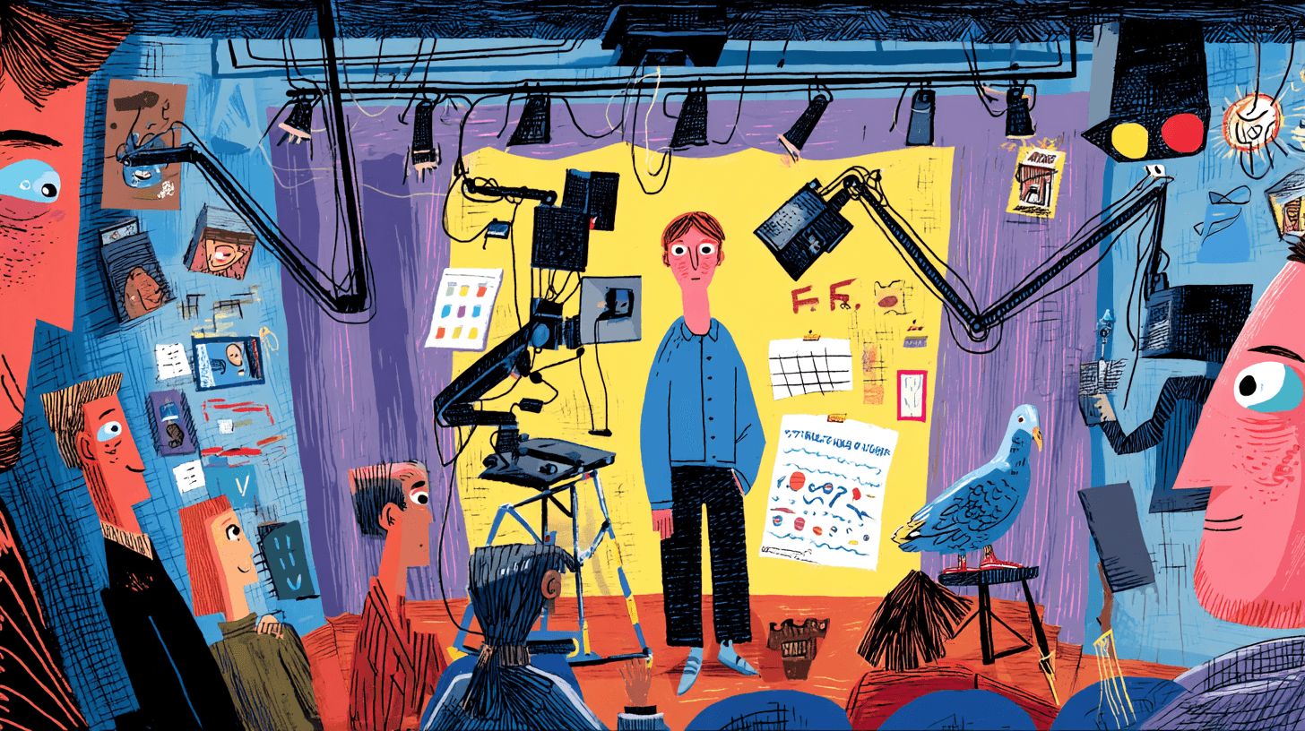 AI Artist and AI Art Director speaking about the best ai instruments while reading ai primer