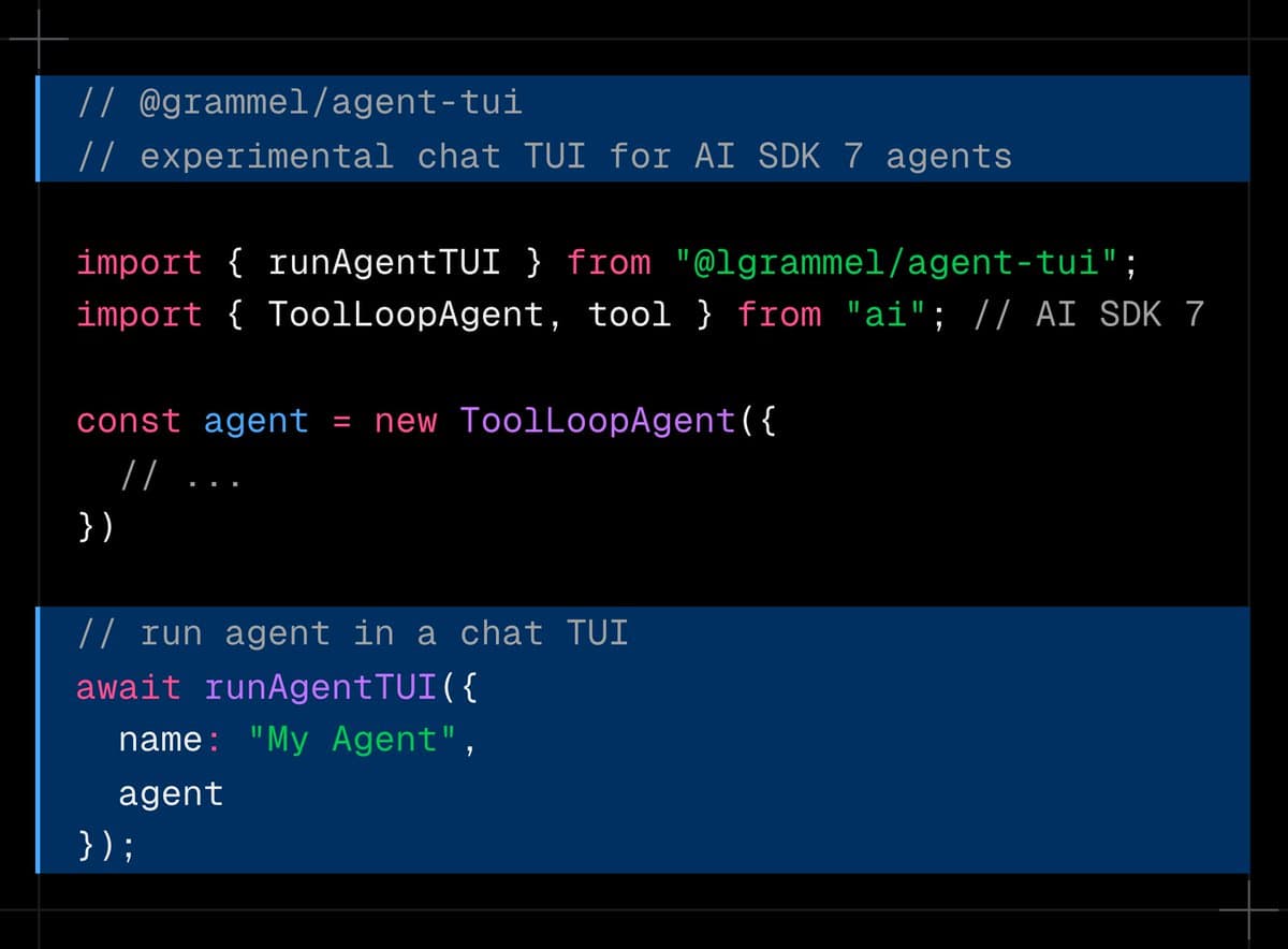 agent-tui 0.2.0 adds markdown rendering, tool approvals, and local Gemma 4 support