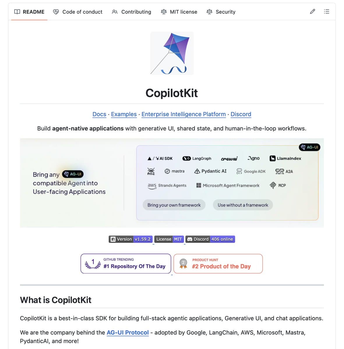 CopilotKit releases v1.59.2 with threads, Vue packages, and React Native SDK