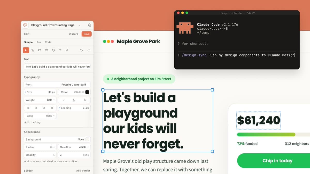 Claude Design adds repo-based design-system imports and Claude Code sync in beta