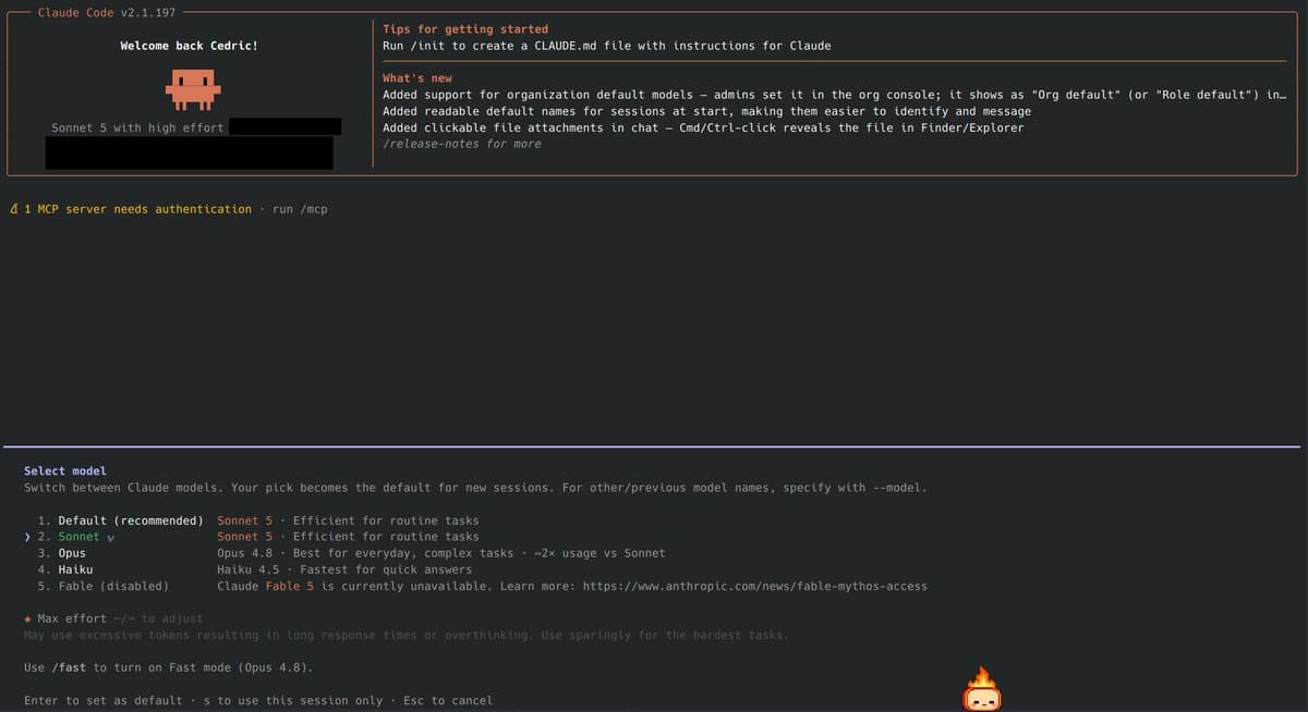 Anthropic launches Claude Sonnet 5 with 1M context and adaptive thinking